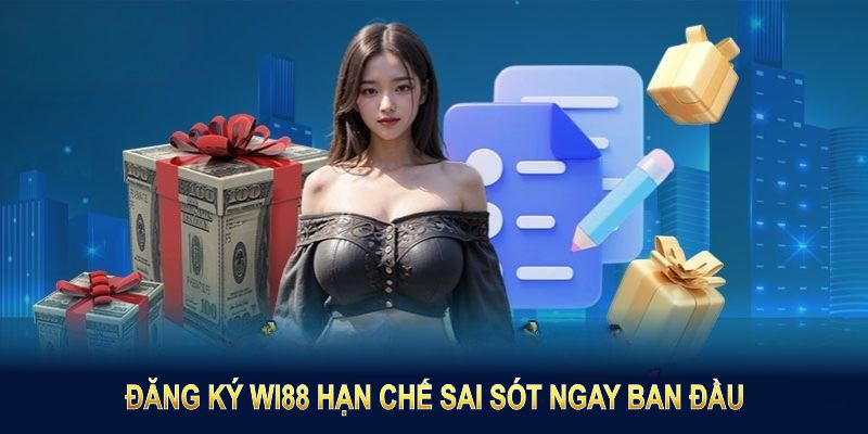 Đăng ký Wi88 cho phép bạn hạn chế sai sót ngay ban đầu